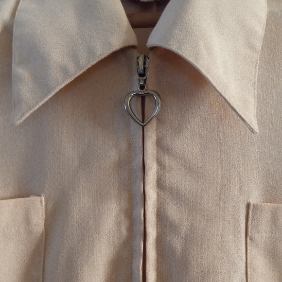 🧡 D&D Linen Blouse & Pant Suit | Matching Set | Peach, Beige | Size XL - Picture 3 of 15